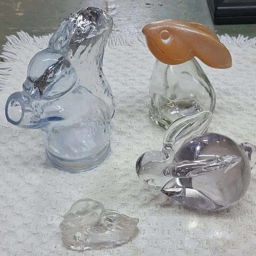 Vintage set of 4 woodland creatures‎